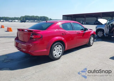 2014 Dodge Avenger Se из США, поврежденный, VIN 1C3CDZAB4EN214882